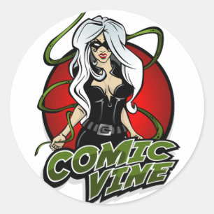 Comic Vine Logo Red sticker