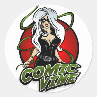 Comic Vine Logo Red sticker