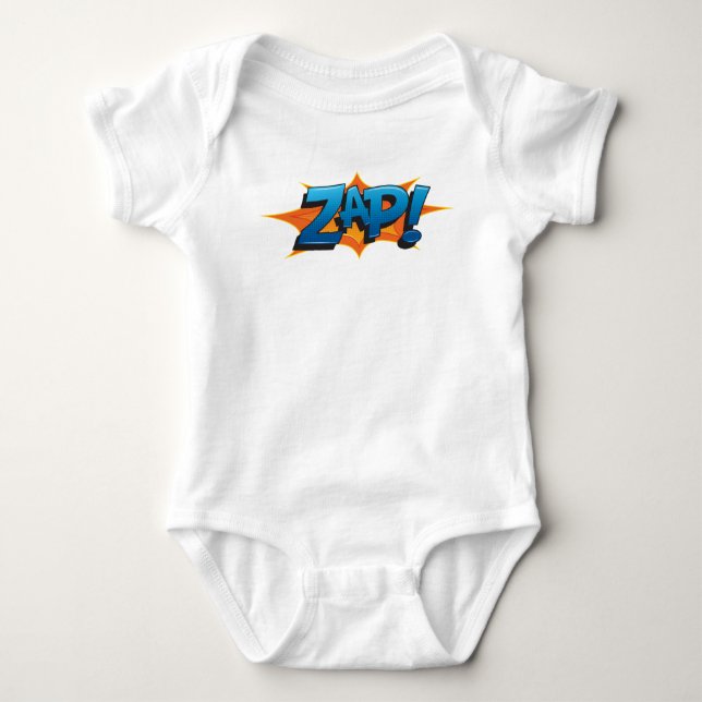 Comic Zap! Baby Bodysuit (Front)