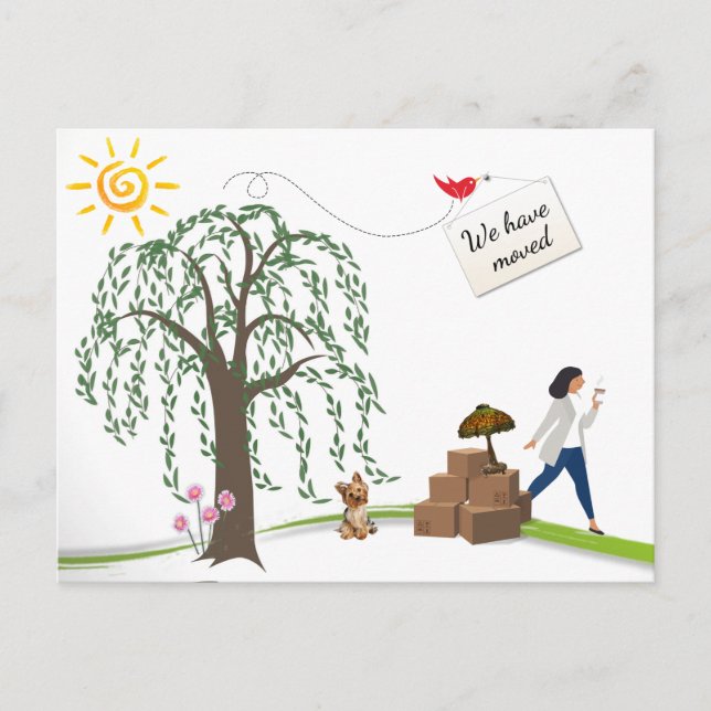 Comical Change of Address II Postcards (Front)