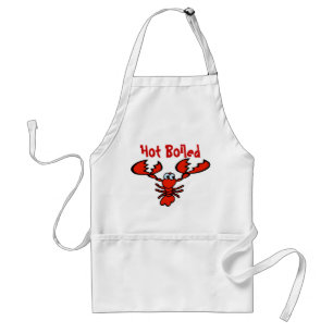 Comical Crawfish Hot Boiled Standard Apron