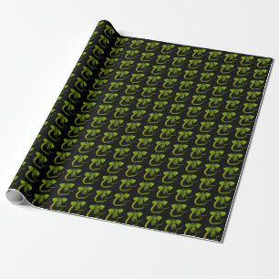 Comical Elephant Snake Hybrid Wrapping Paper