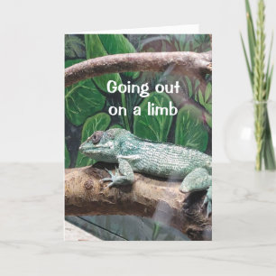 COMICAL LIZARD SAYS "YOU ARE 30" BIRTHDAY CARD