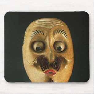 Comical Mask, Noh Theatre Mouse Pad