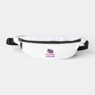Comical MOO DENG LOVER Wild One Retro Gamer Hippo  Fanny Pack