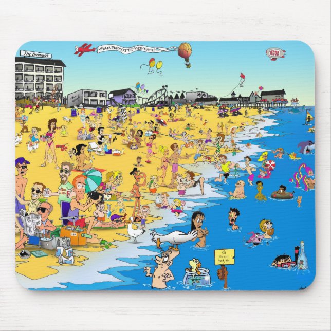 Comical OOB Mousepad (Front)