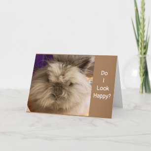 COMICAL RABBIT FOR **60th BIRTHDAY" Card