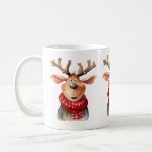 Comical Reindeer Mug