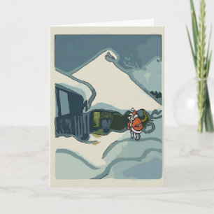 Comical Santa, Crappy Holiday Card