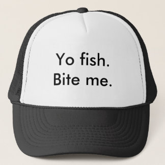 Comical tees in various saying trucker hat