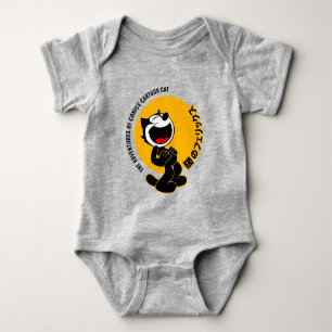 Comics Cartoon Cat Baby Bodysuit