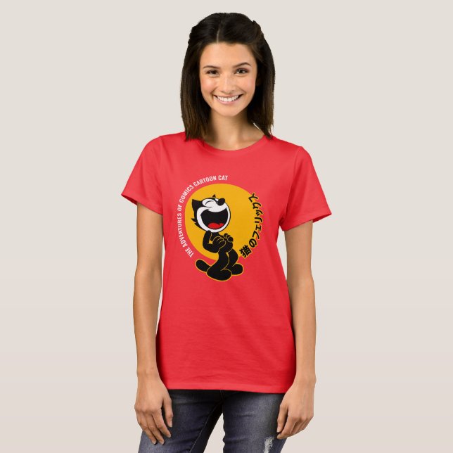 Comics Cartoon Cat | Women's T-Shirt (Front Full)