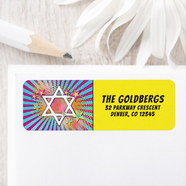 Comics Comic Book Bar Mitzvah Bat Mitzvah Address (Insitu)