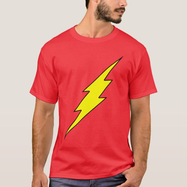 ComicSeeker.com with Lightning Bolt T-Shirt (Front)
