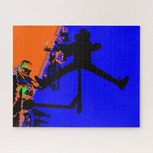 Comin' Through - Motox et Scooter Jigsaw Puzzle