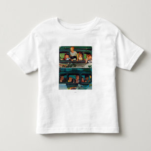 Coming and Going by Norman Rockwell Toddler T-shirt