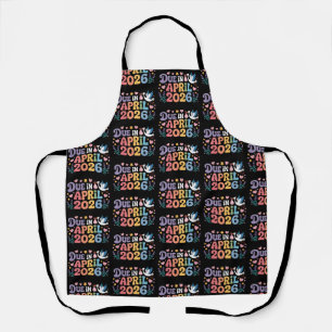 Coming April 2026 Due in New Baby Mommy Pregnancy  Apron