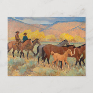 Coming Home, 1942 by Maynard Dixon Postcard