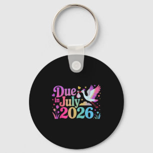 Coming July 2026 Due In New Baby Mommy Mother Preg Keychain