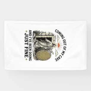 Coming Out of My Cave Christian Resurrection Shirt Banner