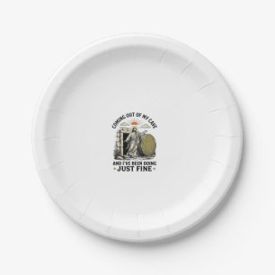 Coming Out of My Cave Christian Resurrection Shirt Paper Plate