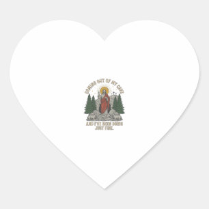 Coming Out of My Cave Resurrection Lyric Shirt Des Heart Sticker
