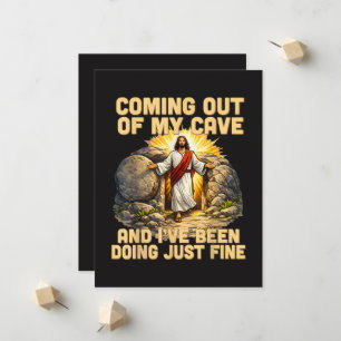 Coming Out of My Cave The Jesus Resurrection  Announcement