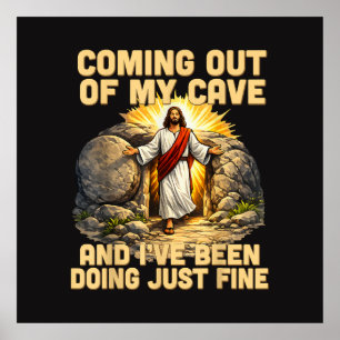 Coming Out of My Cave The Jesus Resurrection  Poster