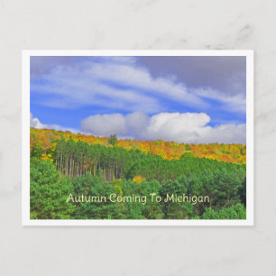COMING SOON:  AUTUMN IN MICHIGAN POSTCARD