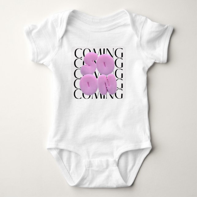 Coming Soon Baby Bodysuit (Front)