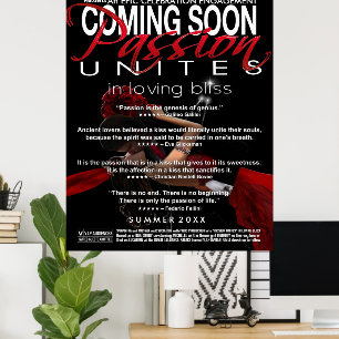 Coming Soon Engagement Display Poster
