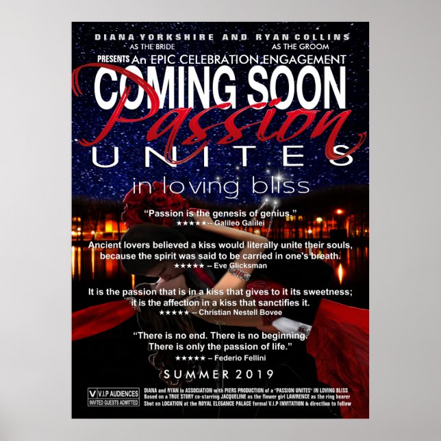 Coming Soon Engagement Display Poster (Front)