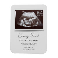 Coming Soon Photo Baby Scan Sonogram Pregnancy