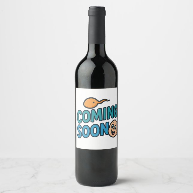 coming soon  wine label (Front)