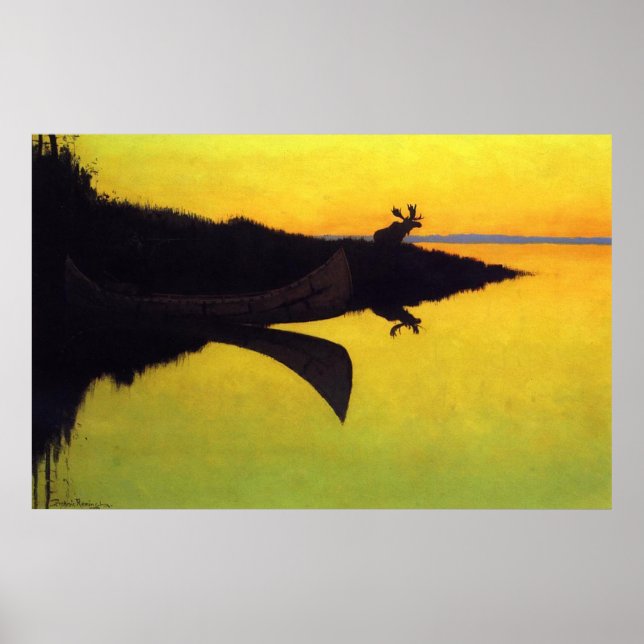 Coming to the Call ~ Frederic Remington Poster (Front)