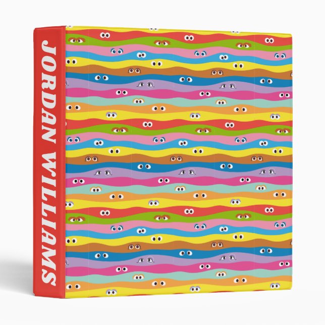 Coming Together Eyes Pattern | Add Your Name Binder (Front/Spine)