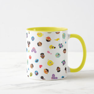 Coming Together Faces Pattern Mug