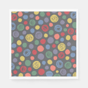 Coming Together Polka Dot Pattern Napkin