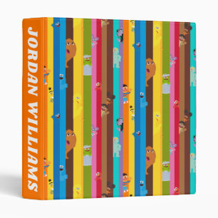 Coming Together Stripe Pattern Binder