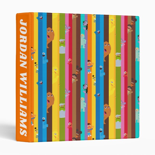 Coming Together Stripe Pattern Binder (Front/Spine)