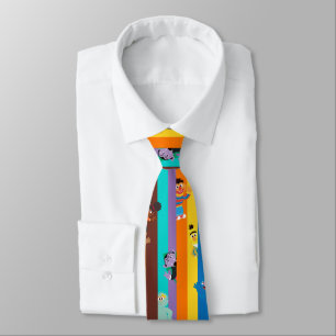 Coming Together Stripe Pattern Tie