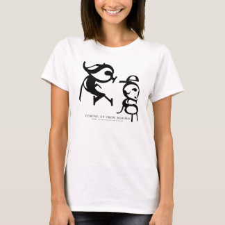 Coming Up From Behind baby doll t-shirt