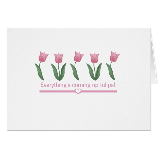 Coming Up Tulips (Front Horizontal)