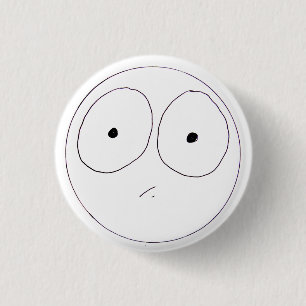 Comique Face 1 Inch Round Button