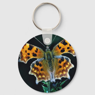 Comma butterfly keychain