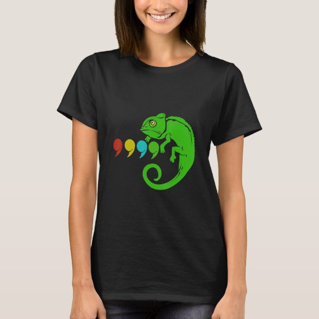 Comma Chameleon T-Shirt (Front)