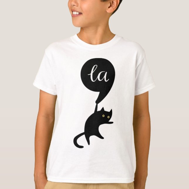 Comma La 2024 Cat  T-Shirt (Front)