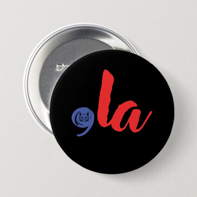 Comma La 2024 For President Election 2024 Funny  3 Inch Round Button (Front & Back)