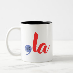 Comma La 2024 For President Election 2024 Funny  Two-Tone Coffee Mug