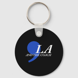 Comma La And The Coach  Keychain